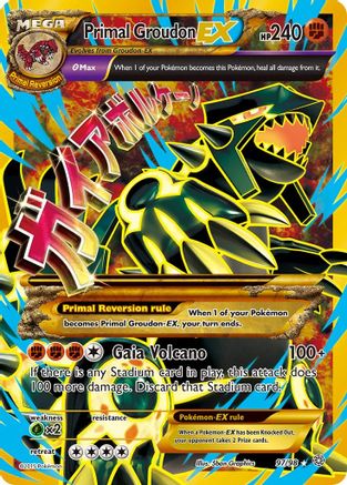 Primal Groudon EX (97/98) [XY: Ancient Origins]-1