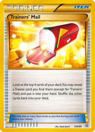 Trainers' Mail (100/98) [XY: Ancient Origins]-1