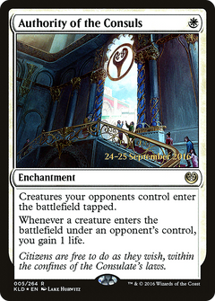 Authority of the Consuls [Kaladesh Prerelease Promos]-1