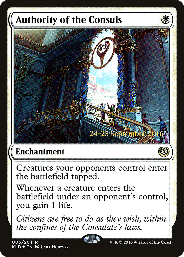 Authority of the Consuls [Kaladesh Prerelease Promos]-1