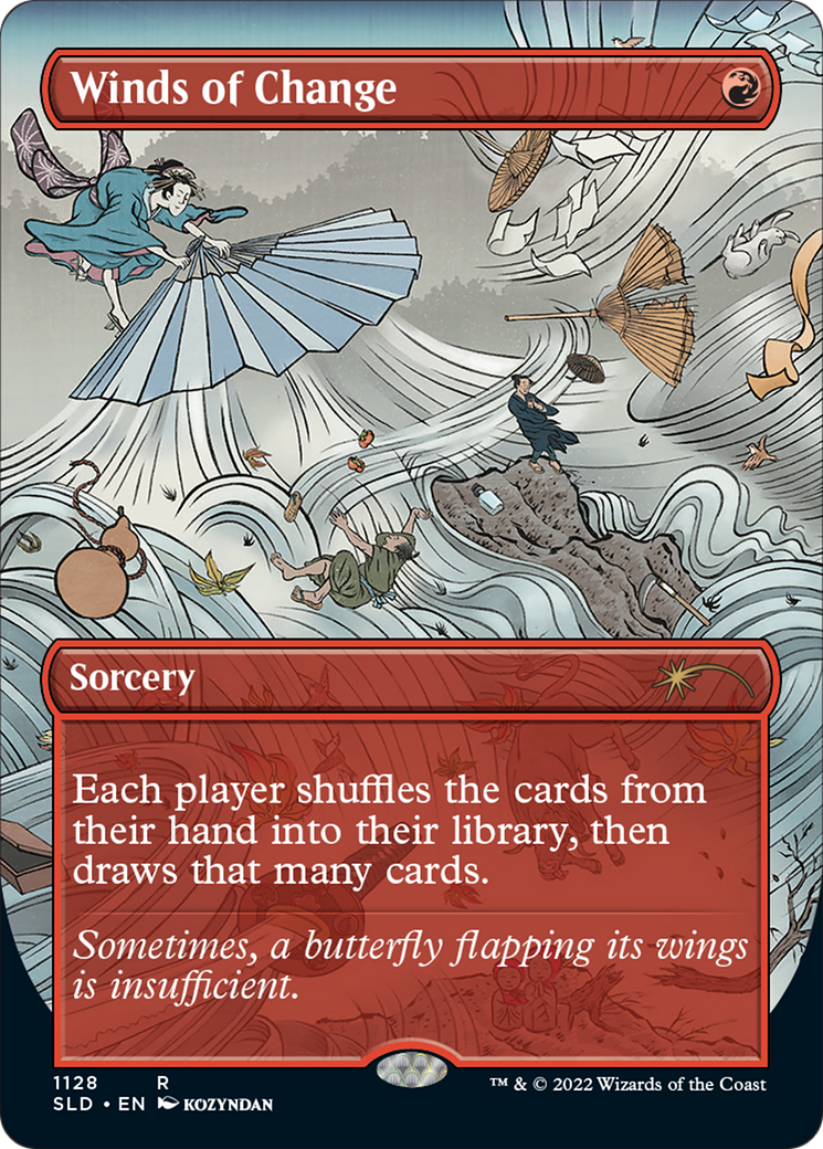 Winds of Change (SLD-1128) - Secret Lair Drop (Borderless) Foil-1