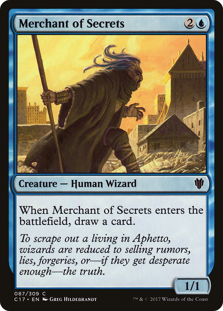 Merchant of Secrets [Commander 2017]-1