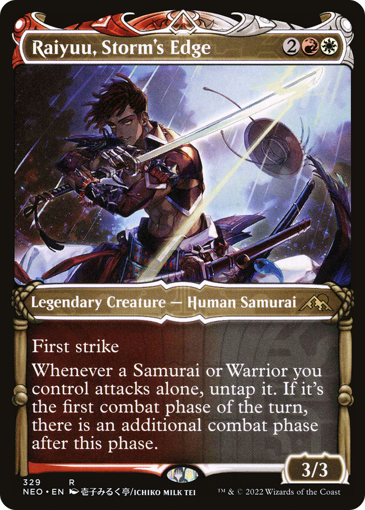 Raiyuu, Storm's Edge (Showcase Samurai) [Kamigawa: Neon Dynasty]-1