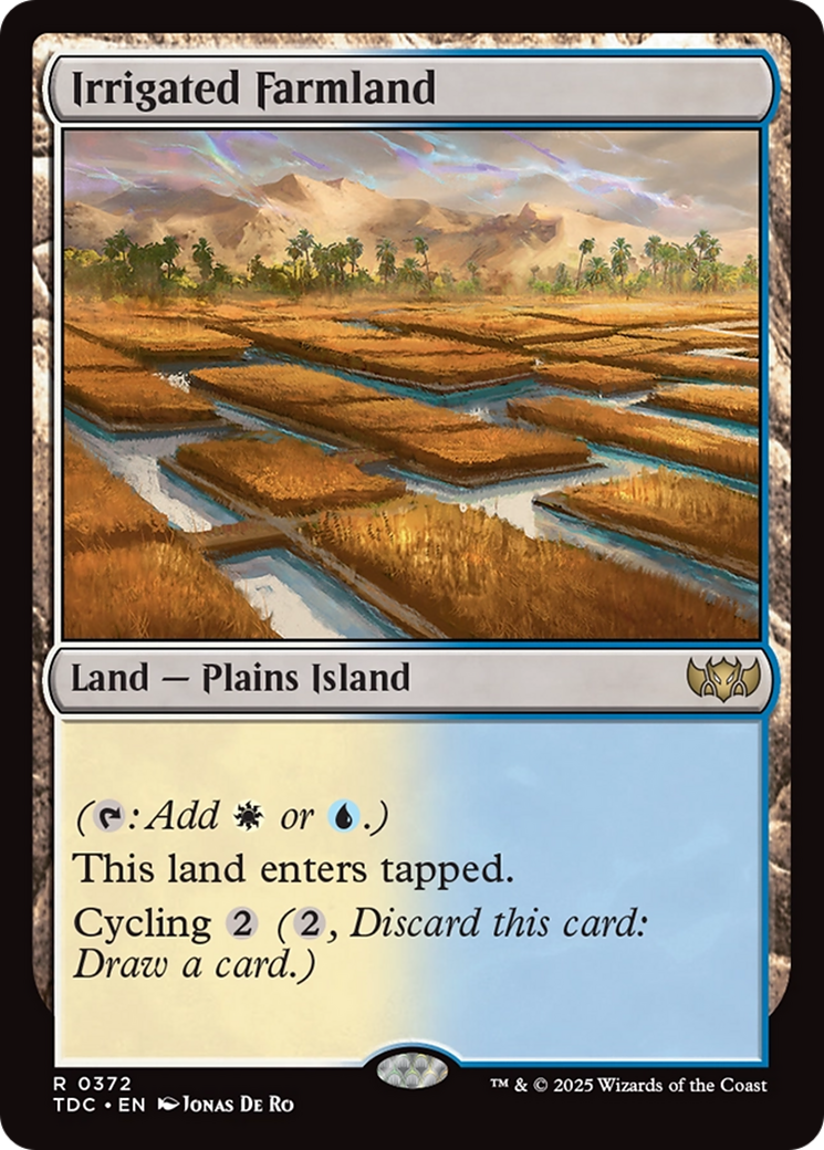 Irrigated Farmland [Tarkir: Dragonstorm Commander]-1