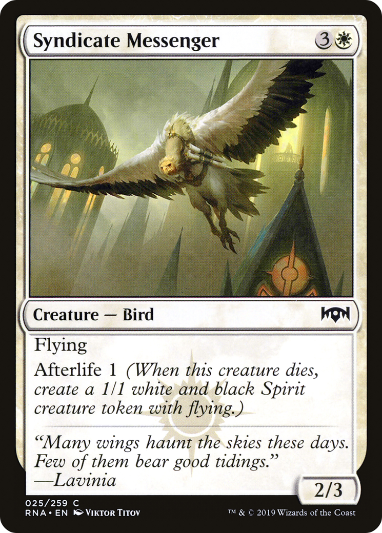 Syndicate Messenger [Ravnica Allegiance]-1