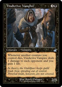 Vindictive Vampire (Retro Frame) (RVR-330) - Ravnica Remastered Foil-1