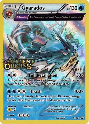 Gyarados (XY60) (Staff) [XY: Black Star Promos]-1