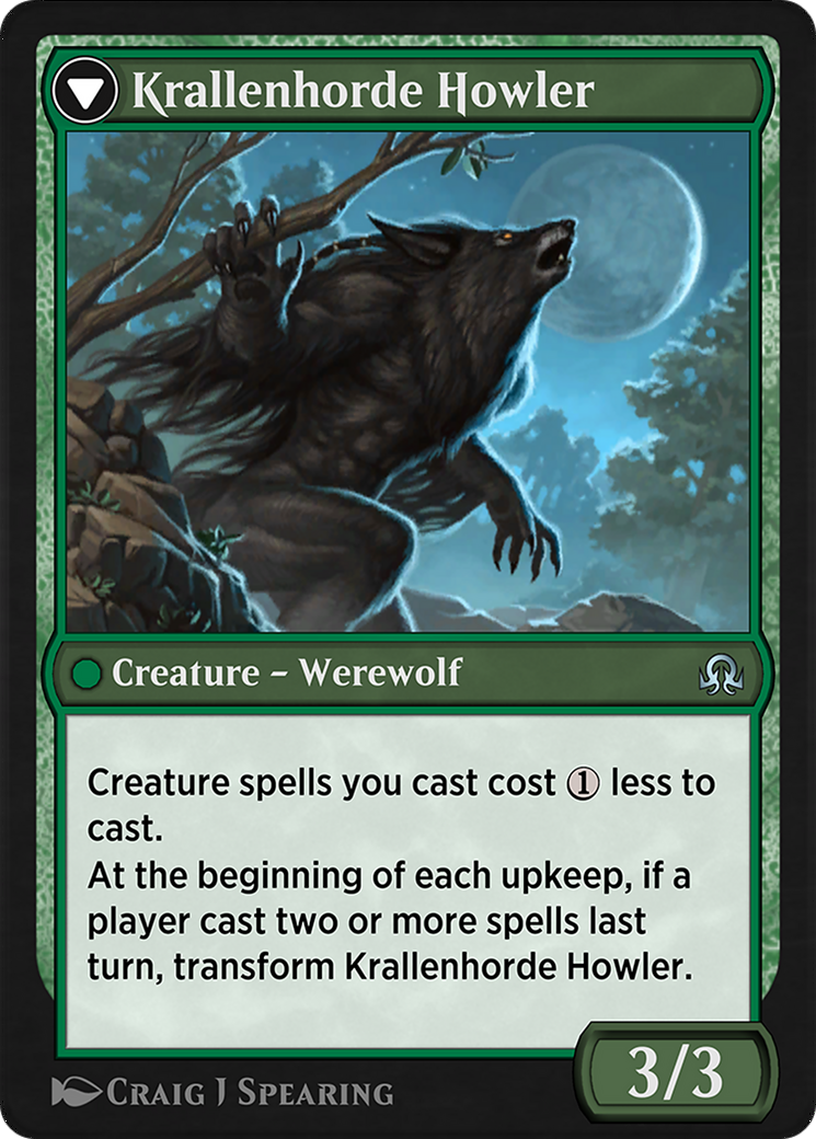 Duskwatch Recruiter // Krallenhorde Howler (SIR-194) - Shadows over Innistrad Remastered-2