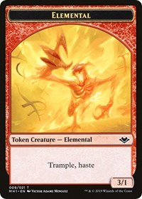 Elemental (009) // Goblin Double-Sided Token [Modern Horizons Tokens]-1