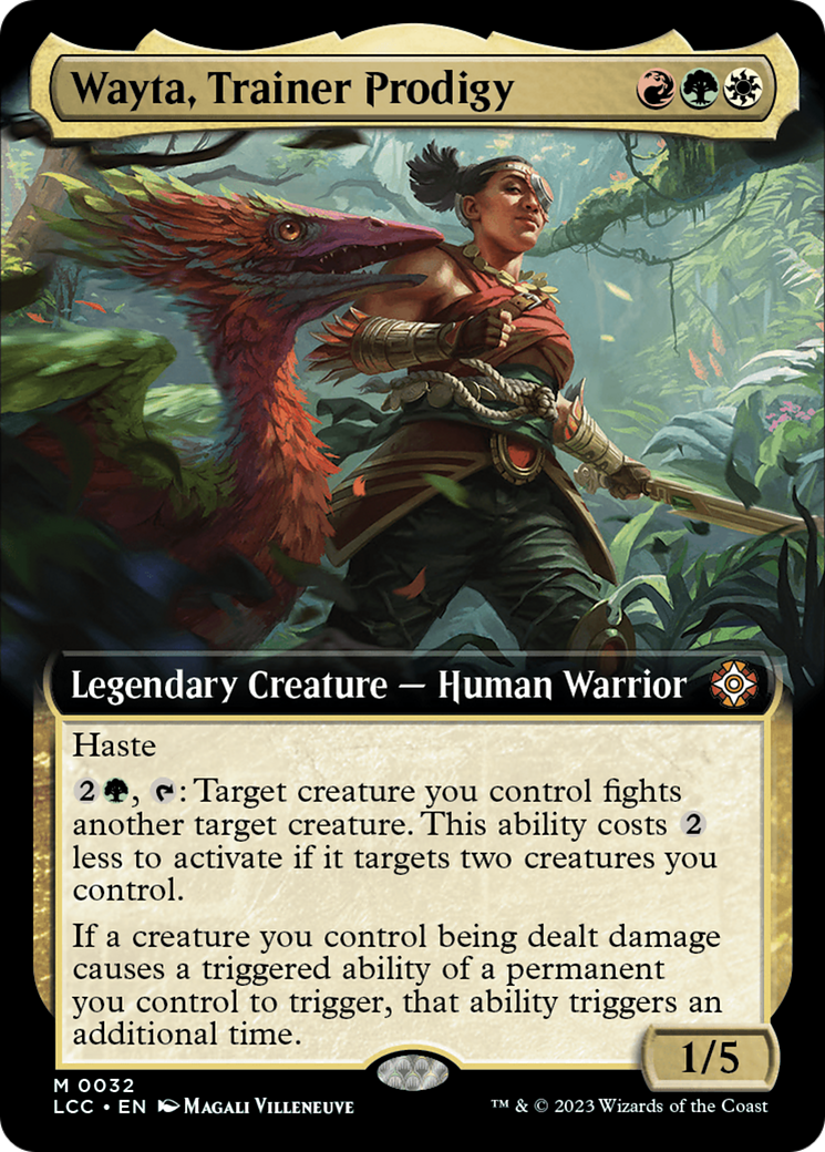 Wayta, Trainer Prodigy (Extended Art) (LCC-032) - The Lost Caverns of Ixalan Commander: (Extended Art)-1