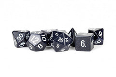 MDG 16mm Stone Polyhedral Dice Set: Blue Sandstone-1