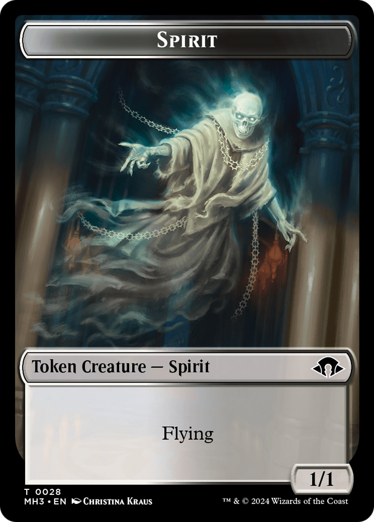 Eldrazi Spawn // Spirit (0028) Double-Sided Token [Modern Horizons 3 Tokens]-2