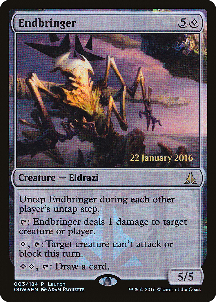 Endbringer (Launch) [Oath of the Gatewatch Promos]-1