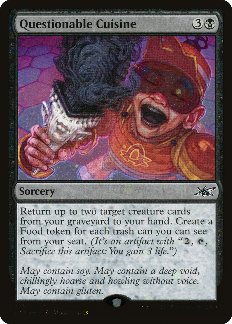 Questionable Cuisine (Galaxy Foil) [Unfinity]-1