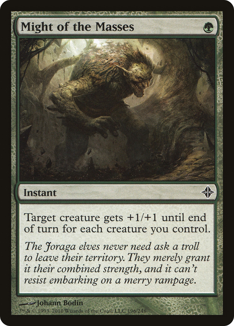 Might of the Masses [Rise of the Eldrazi]-1