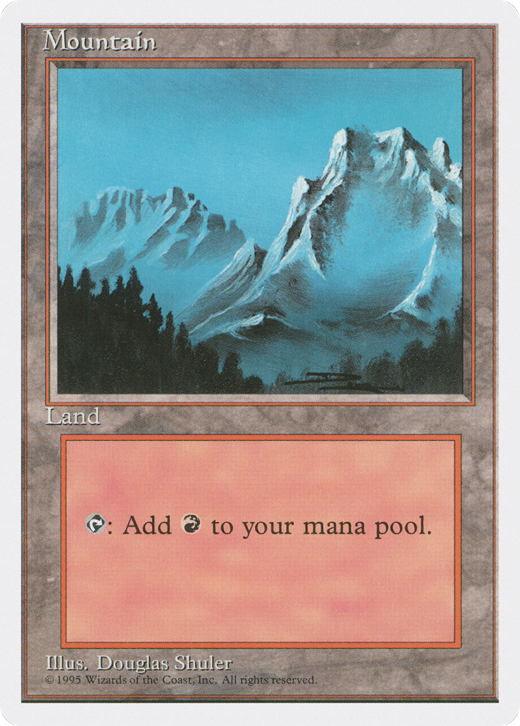 Mountain (Snow Top / Highest Point on Right) [Fourth Edition]-1