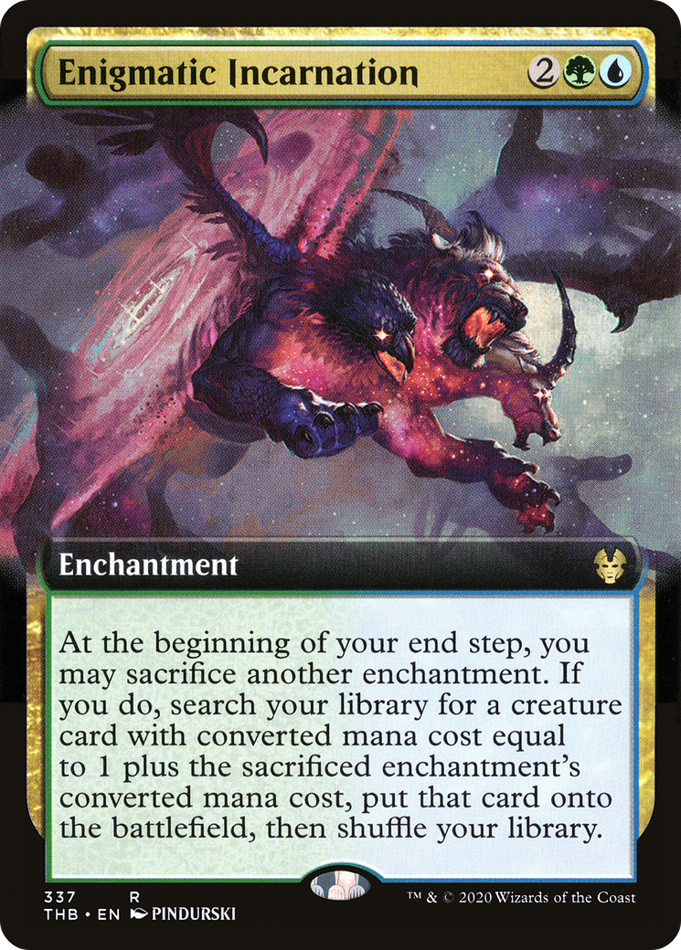 Enigmatic Incarnation (Extended Art) [Theros Beyond Death]-1