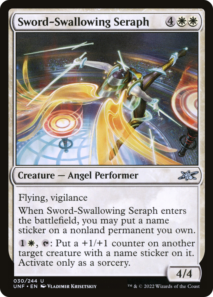 Sword-Swallowing Seraph [Unfinity]-1