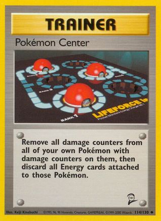 Pokemon Center (114/130) [Base Set 2]-1
