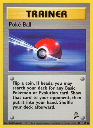 Poke Ball (121/130) [Base Set 2]-1