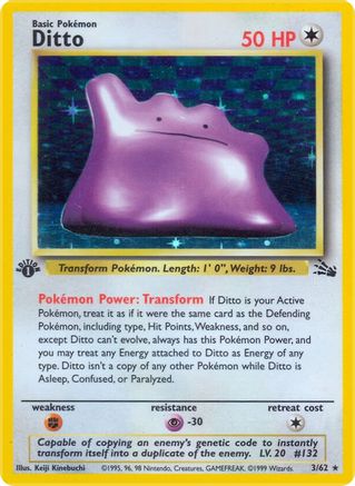 Ditto (3/62) [Fossil 1st Edition]-1