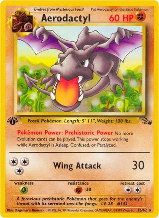Aerodactyl (16/62) [Fossil Unlimited]-1