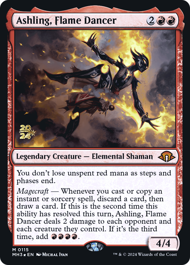 Ashling, Flame Dancer [Modern Horizons 3 Prerelease Promos]-1
