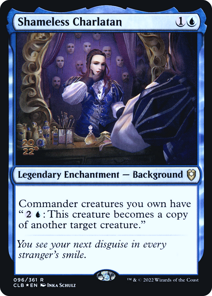 Shameless Charlatan [Commander Legends: Battle for Baldur's Gate Prerelease Promos]-1