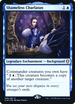 Shameless Charlatan [Commander Legends: Battle for Baldur's Gate Prerelease Promos]-1