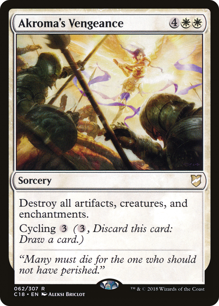 Akroma's Vengeance [Commander 2018]-1
