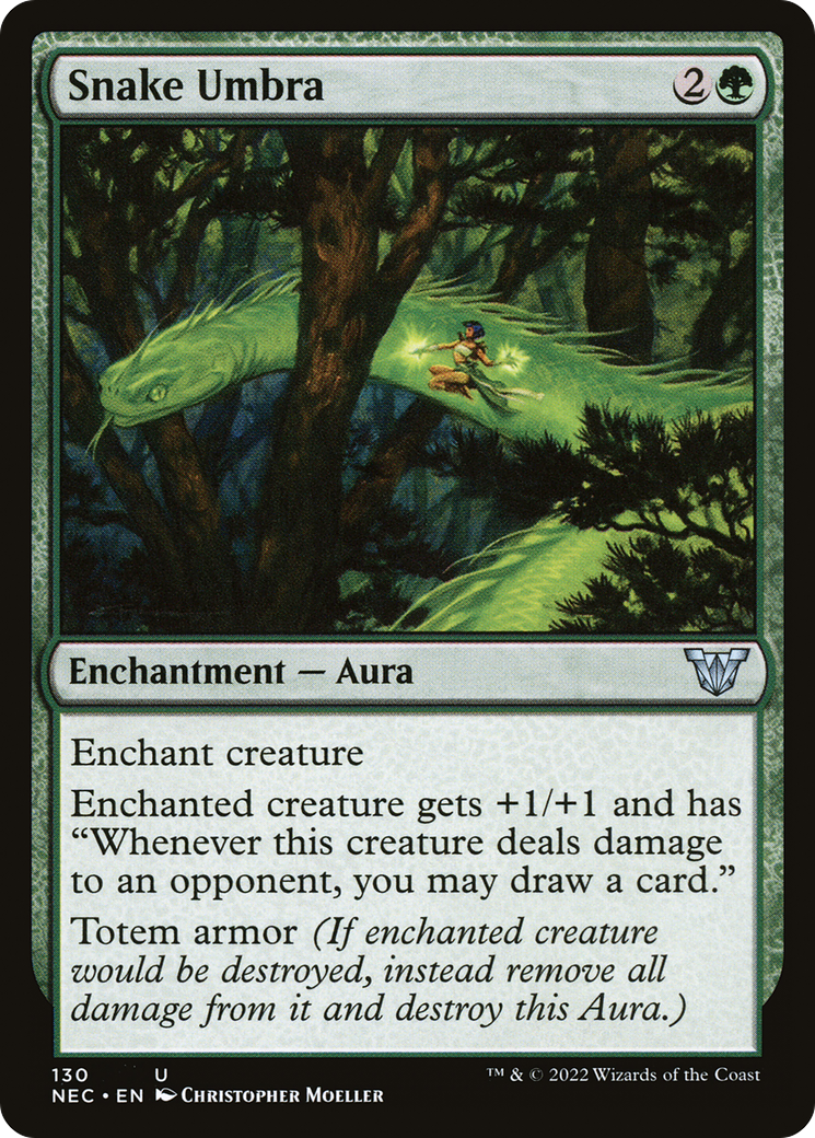 Snake Umbra [Kamigawa: Neon Dynasty Commander]-1