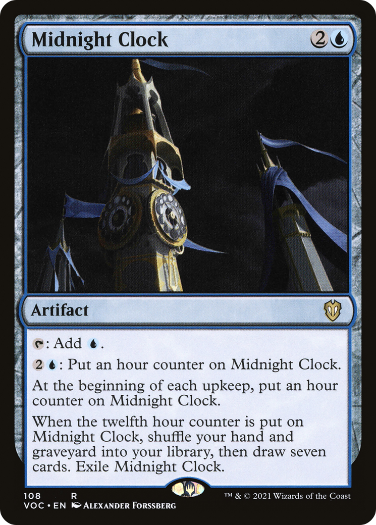 Midnight Clock [Innistrad: Crimson Vow Commander]-1