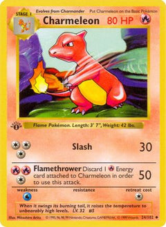 Charmeleon (24/102) (Shadowless) [Base Set 1st Edition]-1