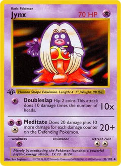 Jynx (31/102) (Shadowless) [Base Set 1st Edition]-1