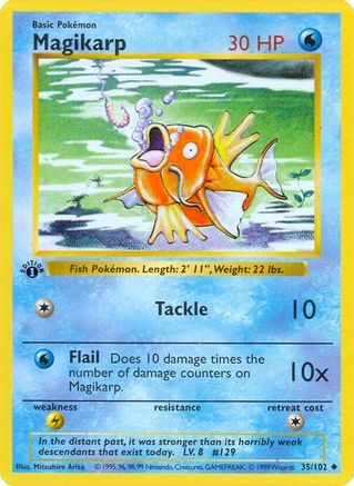 Magikarp (35/102) [Base Set Shadowless Unlimited]-1
