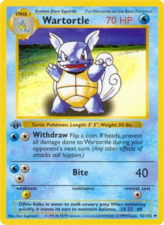 Wartortle (42/102) (Shadowless) [Base Set 1st Edition]-1