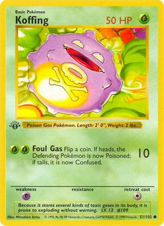 Koffing (51/102) [Base Set Shadowless Unlimited]-1