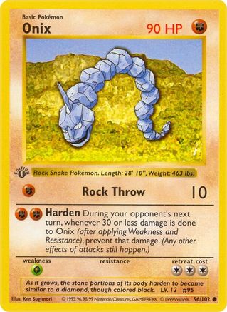 Onix (56/102) (Shadowless) [Base Set 1st Edition]-1