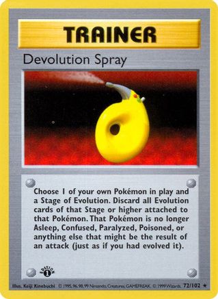 Devolution Spray (72/102) (Shadowless) [Base Set 1st Edition]-1