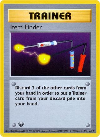 Item Finder (74/102) [Base Set Shadowless Unlimited]-1