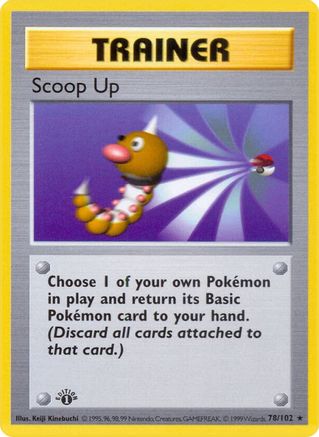 Scoop Up (78/102) [Base Set Shadowless Unlimited]-1