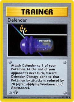 Defender (80/102) [Base Set Shadowless Unlimited]-1