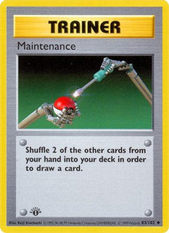 Maintenance (83/102) [Base Set Shadowless Unlimited]-1