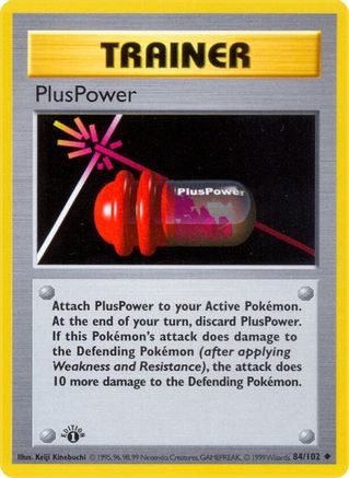 PlusPower (84/102) (Shadowless) [Base Set 1st Edition]-1