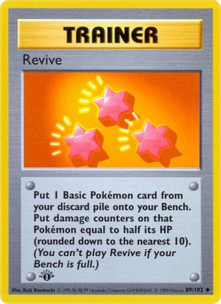 Revive (89/102) (Shadowless) [Base Set 1st Edition]-1