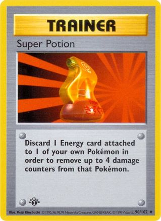 Super Potion (90/102) [Base Set Shadowless Unlimited]-1