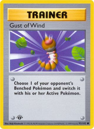 Gust of Wind (93/102) [Base Set Shadowless Unlimited]-1