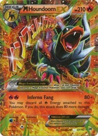M Houndoom EX (22/162) [XY: BREAKthrough]-1