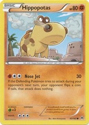 Hippopotas (83/162) [XY: BREAKthrough]-1