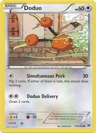 Doduo (115/162) [XY: BREAKthrough]-1